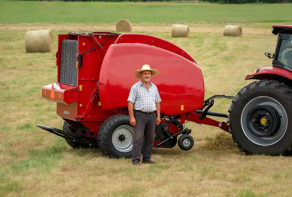 agricultural round baler for Romania