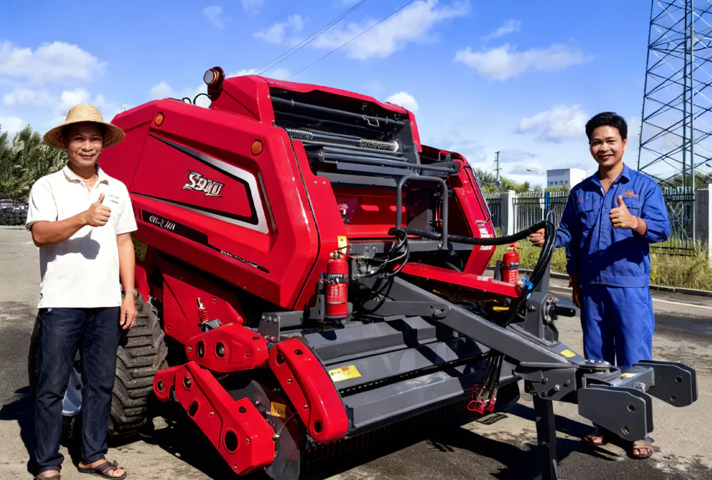 agricultural round baler for Vietnam