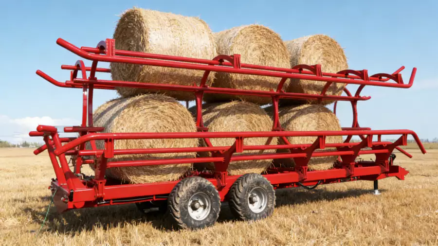 9JYY-4.5 Trailed Round Bale Loader 3