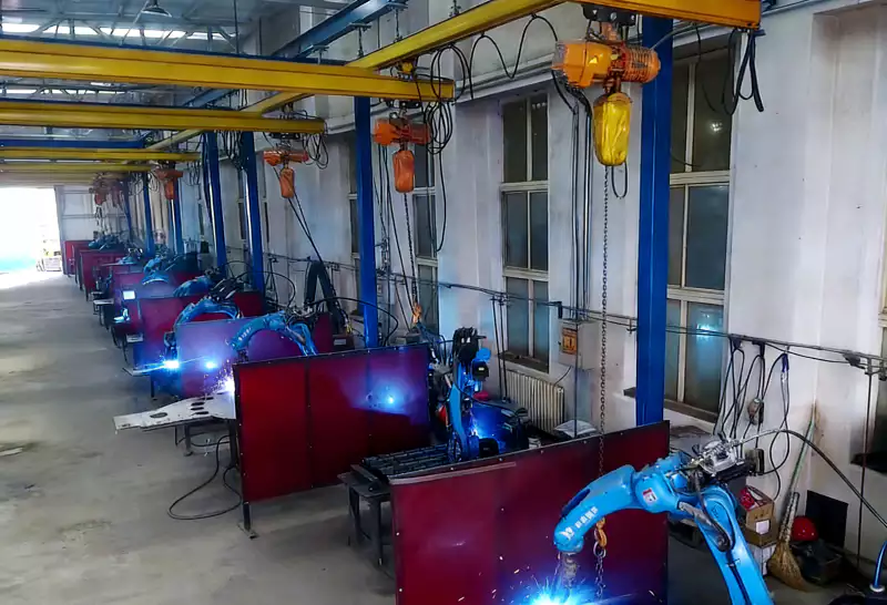 usine de presses à balles rondes