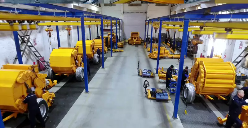 usine de presses à balles rondes